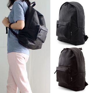   New Womens Faux Leather Backpack Girls School Book Bag Campus Bags
