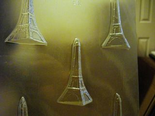 2PC 3D EIFFEL TOWER CHOCOLATE CANDY SOAP MOLD MOLDS