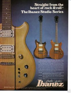 1979 THE HEART OF ROCK & ROLL IBANEZ STUDIO SERIES AD