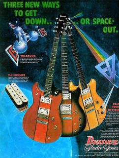 1979 IBANEZ STUDIO SERIES ST 100 ST 200 ST 300 SPACE STATION GUITAR AD