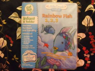 LEAP FROG Little Touch LeapPad Rainbow Fish 1,2,3 Brand New Free 