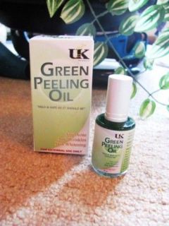 Skin Brightening Green Peeling Oil with Vitamin A. Skin Lightening Oil 