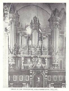 1904 Antique Magazine Article, CHURCH ORGANS. Organ. 15 illustrations