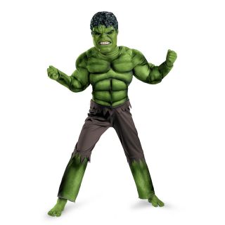 Avengers Incredible Hulk Muscle Costume 3 4T 4 6 7 8 10 12 toddler 