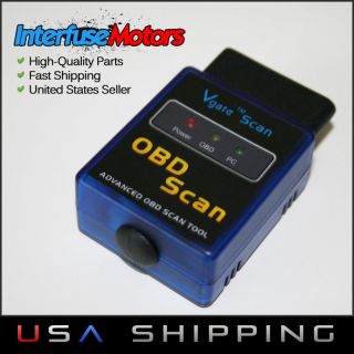   Mini Small ELM327 v1.5 OBD2 OBD II Bluetooth Auto Diagnostic Scanner