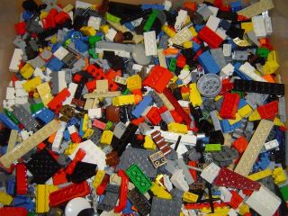 Legos 1000 Lego Bricks Plates Spec Pieces 