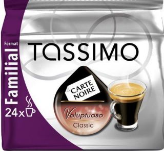 TASSIMO 2 PACKS of CARTE NOIRE T Discs 2 x 24 ESPRESSO VOLUPTUOSO or 