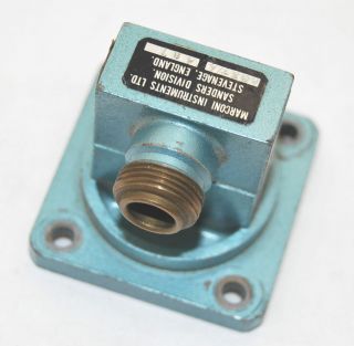 MARCONI WR112 WAVEGUIDE TO COAXIAL ADAPTOR WR 112 6037/4 7.05 to 10 