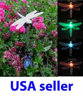   DragonFly LED COLOR CHANGING For garden yard lawn stake decor party