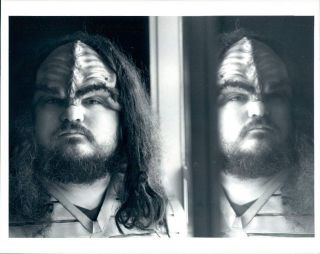 1994 Richard Yampell Captain Krankor Speaker of Klingon Star Trek Wire 