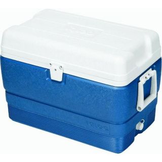 Igloo 70 Quart Ice Cube MaxCold Cooler Blue/White