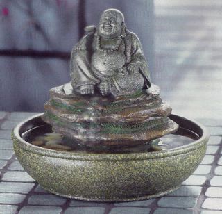 Soothing Music & Water Flow With Serene Buddha Fountain