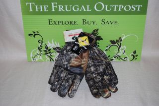 NEW MOSSY OAK CAMO SHOOTER GLOVES THINSULATE INSULATION HOT SHOT SIZE 