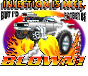 INJECTION IS NICEID RATHER BE BLOWN T SHIRT #5509