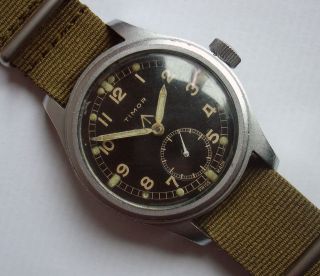 40s Timor WWW British Royal Army Military Watch with Sub Second