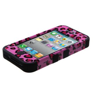 iphone 4 leopard rubber case