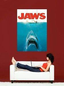 Jaws   Vintage Movie Poster Print   13x19 High Gloss