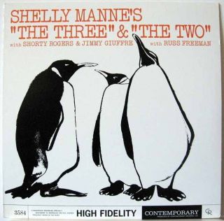 SHELLY MANNE The Three and Two JAZZ LP NM Shorty Rogers Russ Freeman