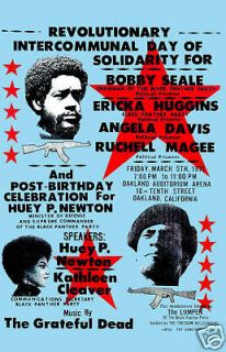 Jerry Garcia & Grateful Dead at the Black Panther Concert Poster 