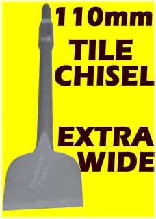   EXTRA WIDE Chisel TILE CHIPPER Jackhammer chisel 110mm NEW   MAKITA