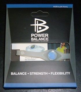 Power Balance Silicone Energy Bracelet Wristband LARGE 20.5cm