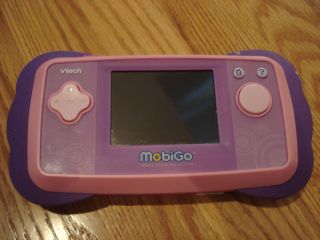 Vtech MobiGo Touch Learning System Pink Purple FOR PARTS NOT TESTED 