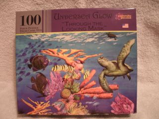 100 Piece Turtle Undersea Sea Glow, Through The Looking Mask Puzzle