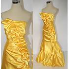 NWT JESSICA McCLINTOCK $170 Yellow Evening Ball Gown 5