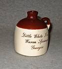   FDR Little White House Warm Springs GA Souvenir Ceramic Jug~2 3/4