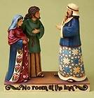 Jim Shore Mary and Joseph No Room At The Inn Figurine