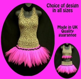 GIRLS DANCE TUTU ~SKATE STAGE PARTY COSTUME CAT OUTFIT