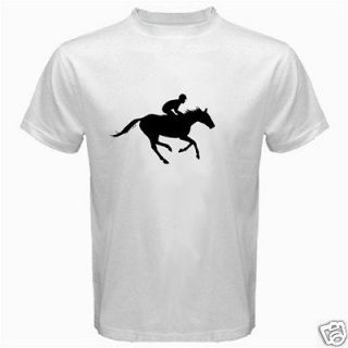   Rider Riding Betting Gambling Jockey White T shirt Free delivery