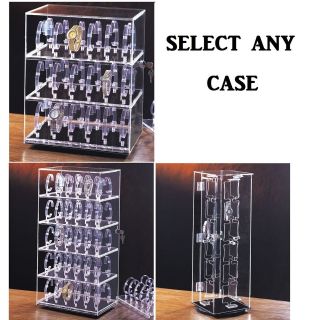   WATCH ACRYLIC JEWELRY DISPLAY CASE ~~SELECT ANY SIZE~~WATCH CASE