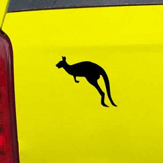 Jumping Kangaroo Decal Sticker   24 Colors   4.5 x 3.75 [ebn00414]