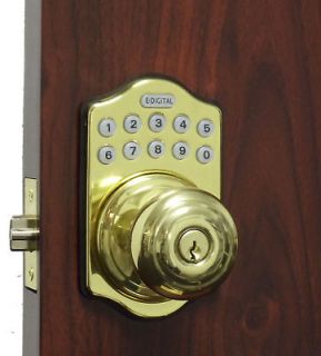 Lockey Digital Keyless Electronic Door Lock Knob BB Touchpad Code