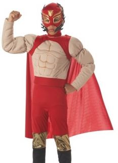Kids Halloween Outfit Mexican Pro Wrestler Costume