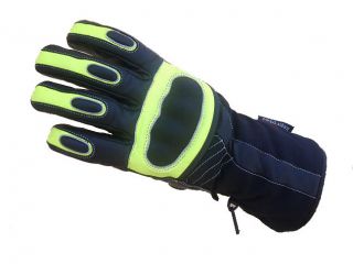   Winter Thermal Waterproof Kevlar Leather Motorcycle High Viz Gloves