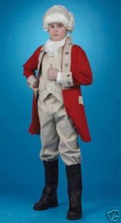 Colonial British Redcoat Child Colonial Costume 6877