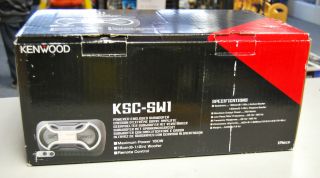 Kenwood KSC SW1 1 Way 6.5 Car Subwoofer Brand New