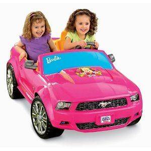NEW Fisher Price Power Wheels CONVERTIBLE Barbie Mustang VEHICLE
