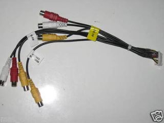 KENWOOD A/V IN A/V OUT RCA HARNESS DNX 7140 DNX7140 *SAME DAY SHIP* 99 