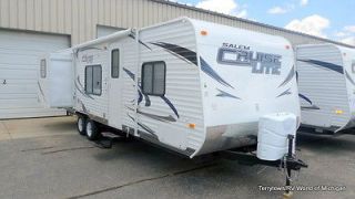 2013 Salem Cruise Lite 271BH Double Slide out Bunkhouse Travel Trailer 