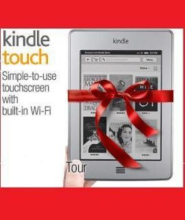 NEW  KINDLE 4 TOUCH WIFI 6 WIRELESS EREADER SILVER WORLD SHIP 