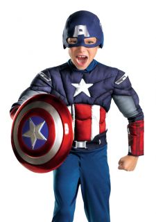 Kids Captain America Avengers Deluxe Halloween Costume