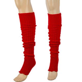   Knit Stocking Stripe Leg Warmer Socks Legging Finger Gloves Newest