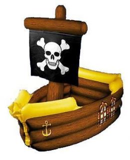 Inflatable Pirate Ship Cooler Party SuppliesFancy Dress