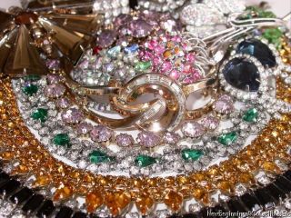   Rhinestone Costume Jewelry Lot ~ SIGNED Weiss Trifari Kramer Coro