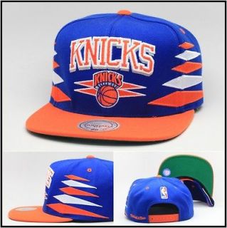 Mitchell & Ness New York Knicks Snapback Hat Orange / Royal Blue