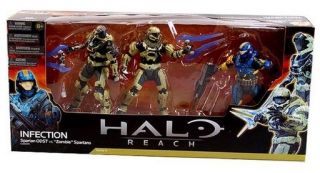 Various Halo Anniversary Halo Reach Action Figure 3 Pack