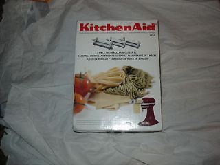NEW KitchenAid Pasta Roller Cutter 3 Piece Attachment KPRA